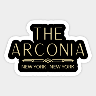 Only Murders in the Building The Arconia Sticker